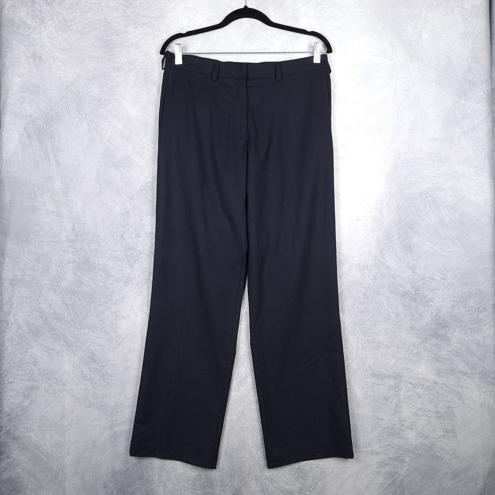 Jil Sander Pants Womens German 40/ US 10 Lightweight Wool Blend Straight Trouser